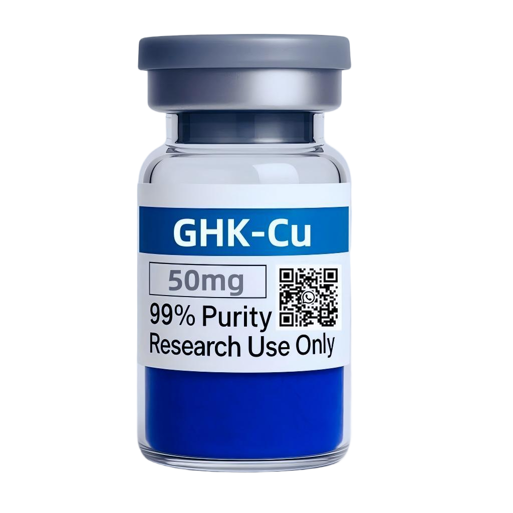 GHK-Cu research peptide vial